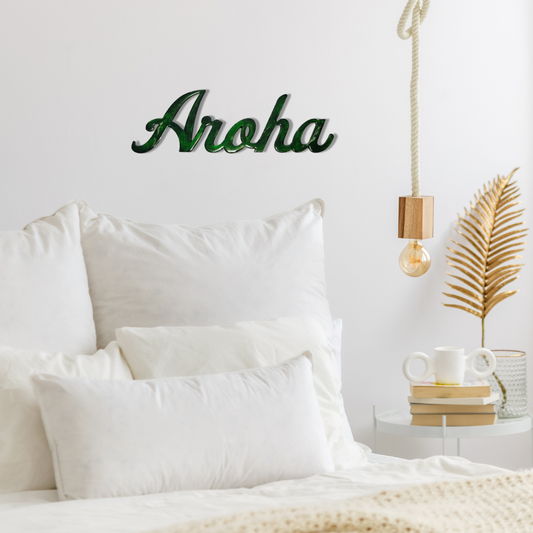 Aroha design resin artwork