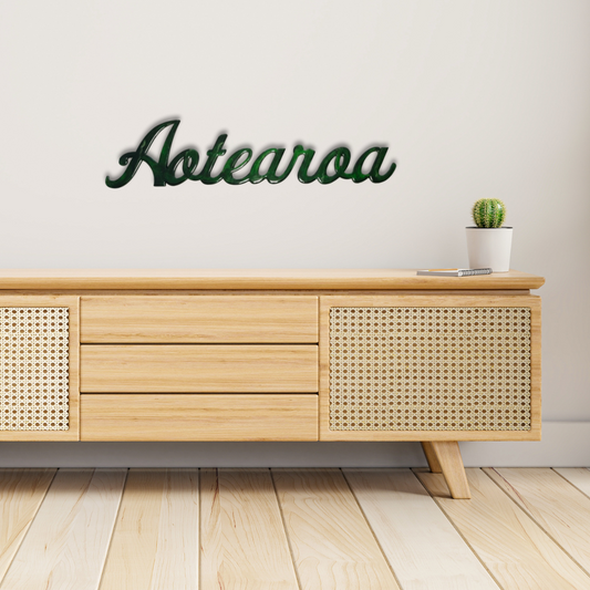 Aotearoa design resin artwork