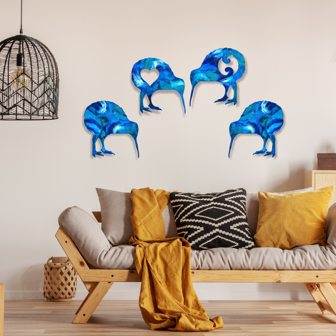 Kiwi resin artwork