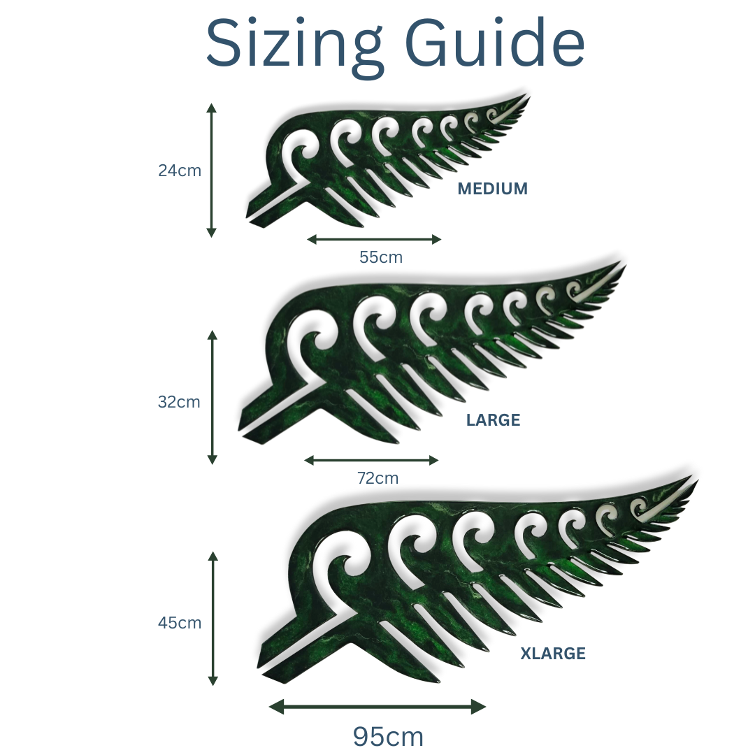 Classic Fern design resin artwork