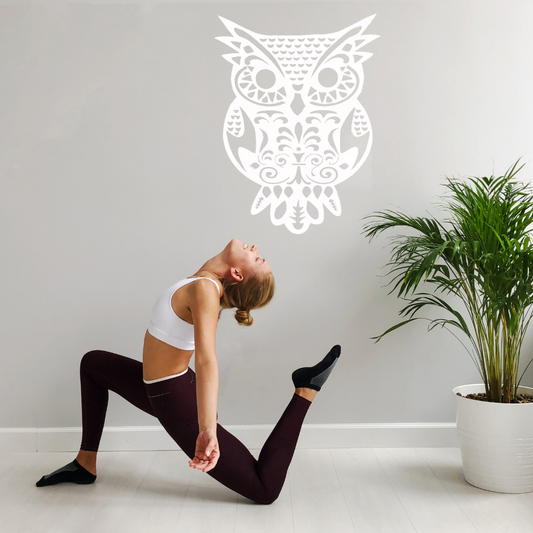 Owl 78cm Wooden Wall Art