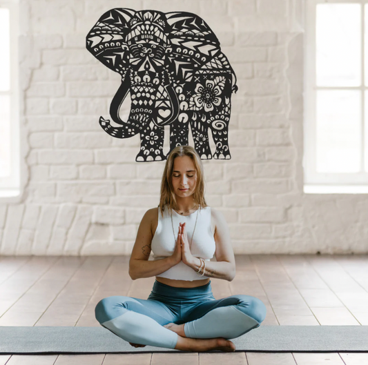 Best Seller Elephant 78cm Wooden Wall Art