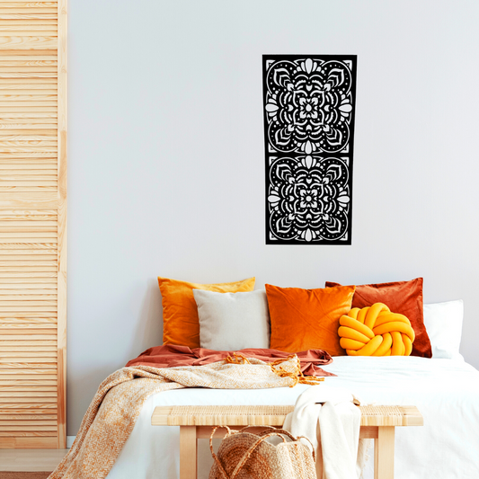 Black Zephyr 78cm Wooden Wall Art
