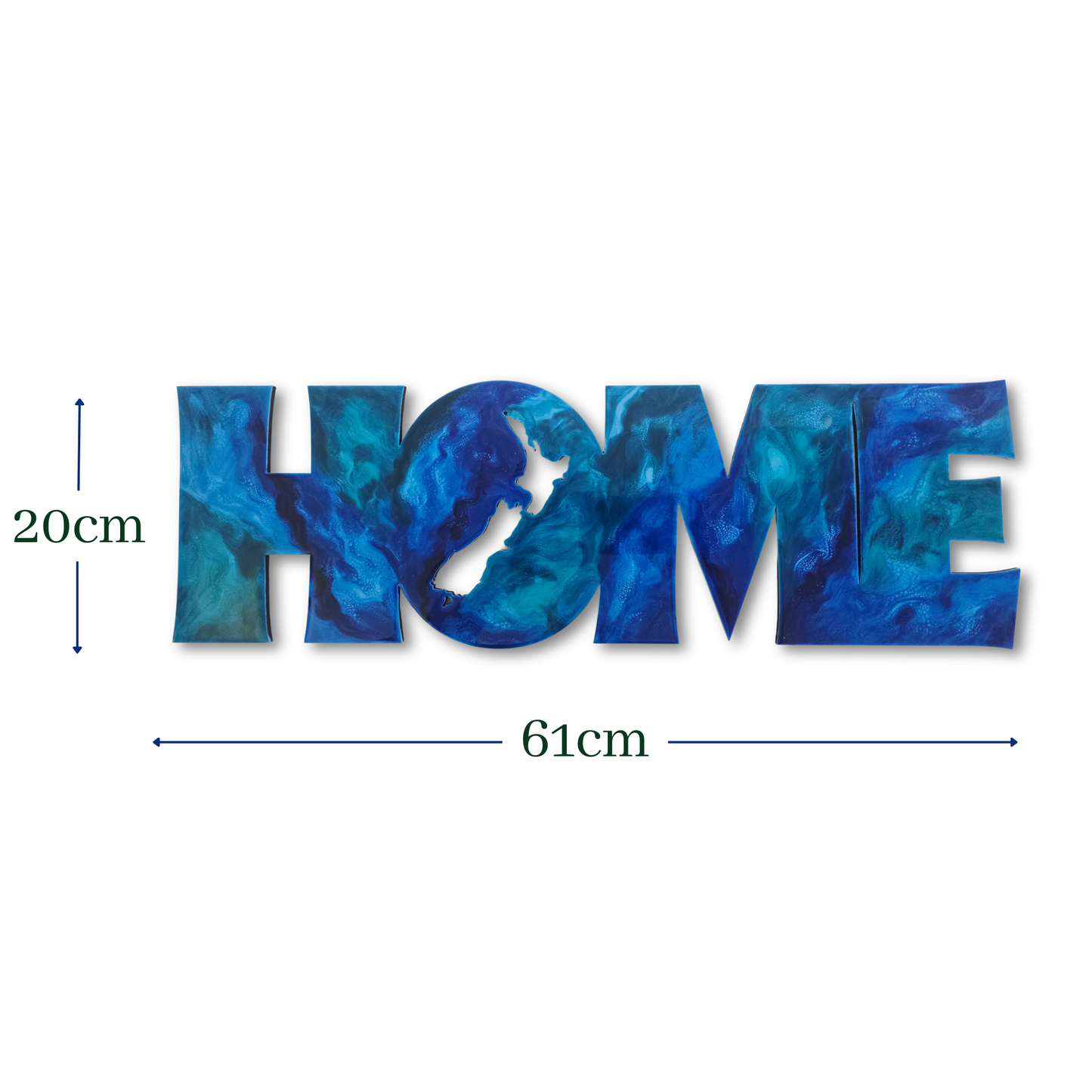HOME resin kiwiana wall art