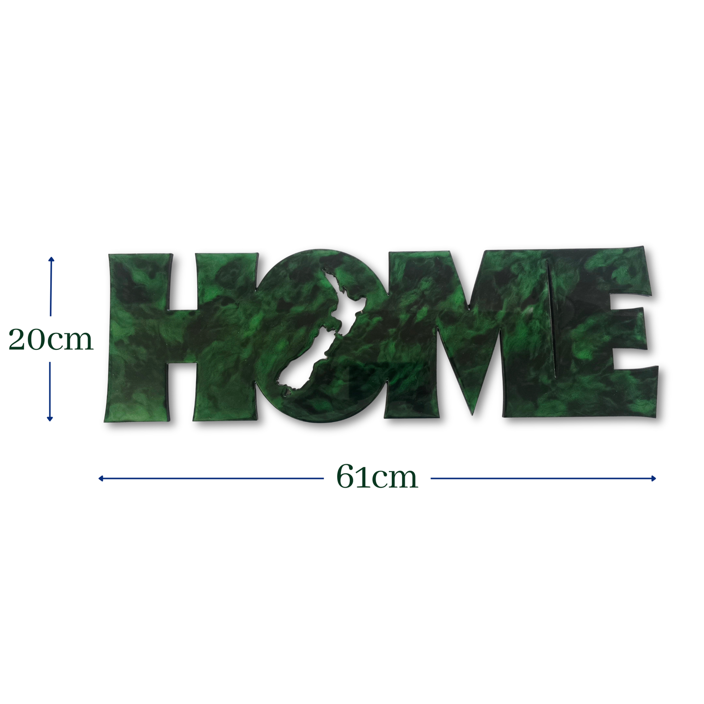 HOME resin kiwiana wall art