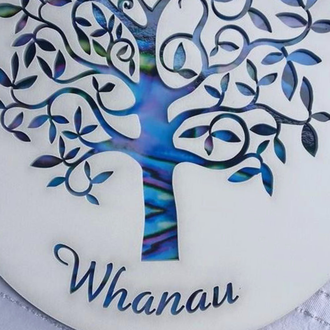 Whanau Tree of Life 30cm Wooden Artwork