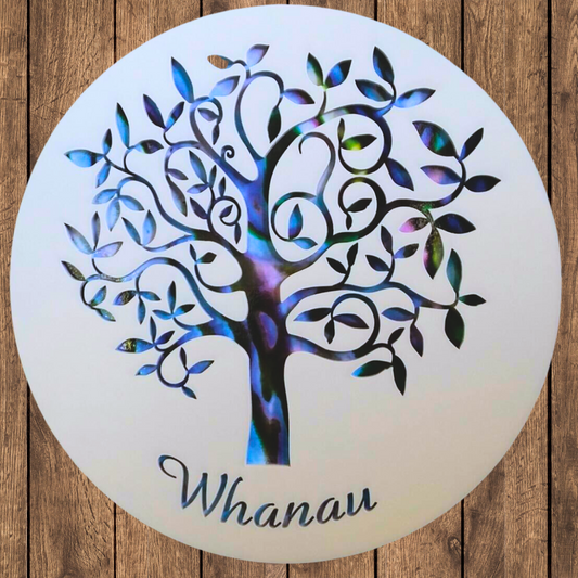 Whanau Tree of Life 30cm Wooden Artwork