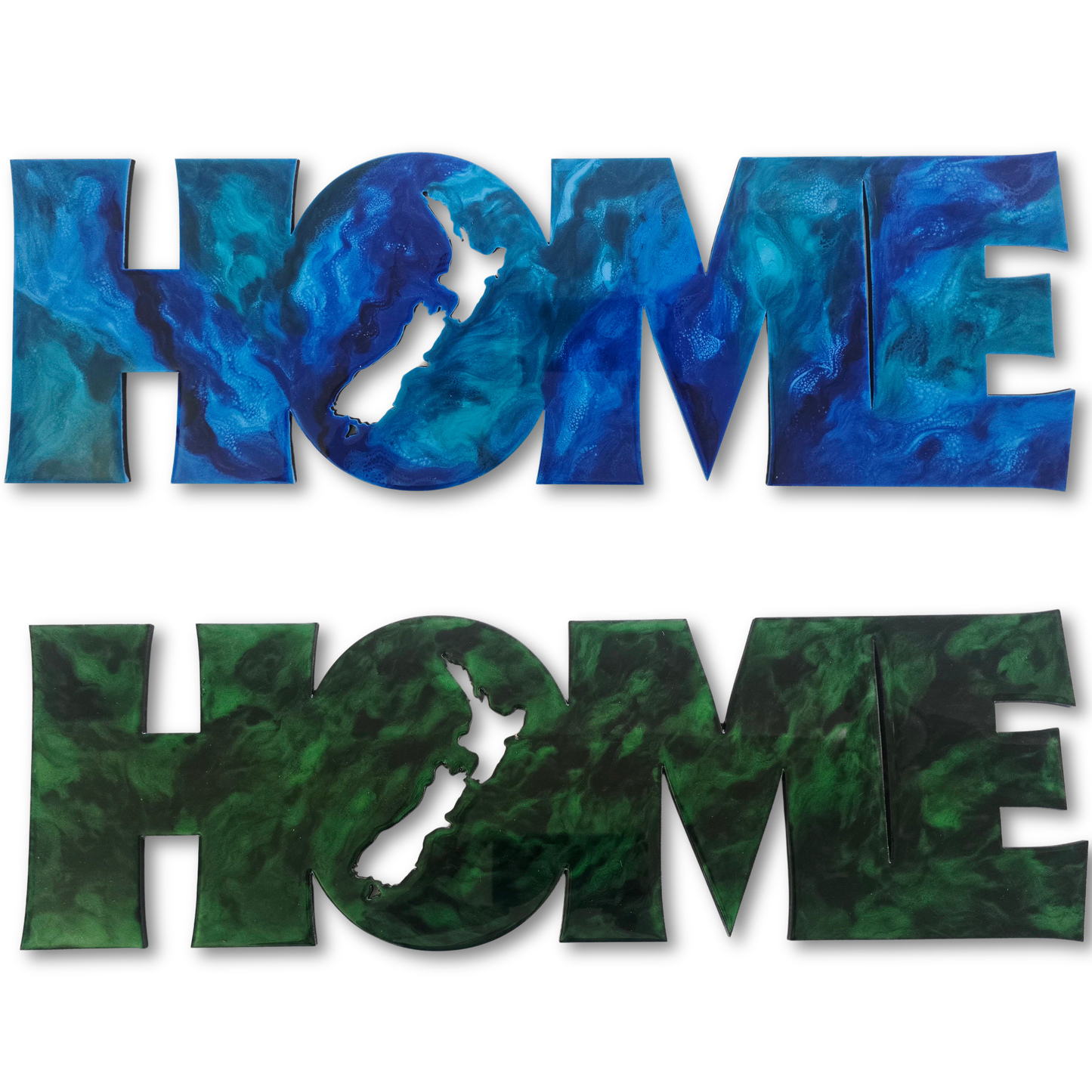 HOME resin kiwiana wall art