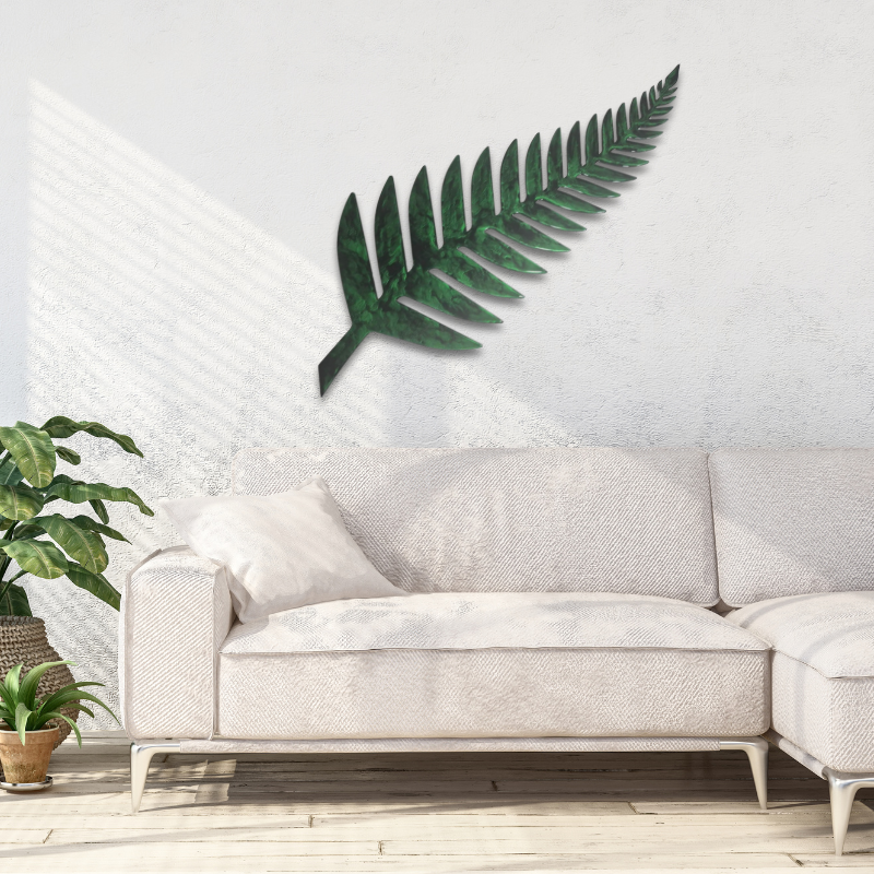 Classic Fern design resin artwork