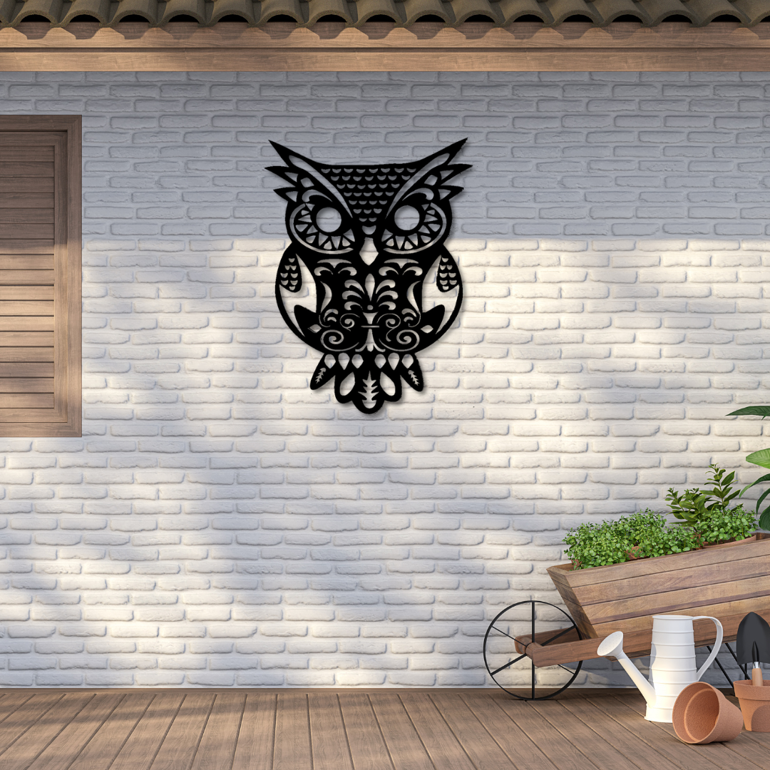 Outdoor acrylic Owl Wall Art