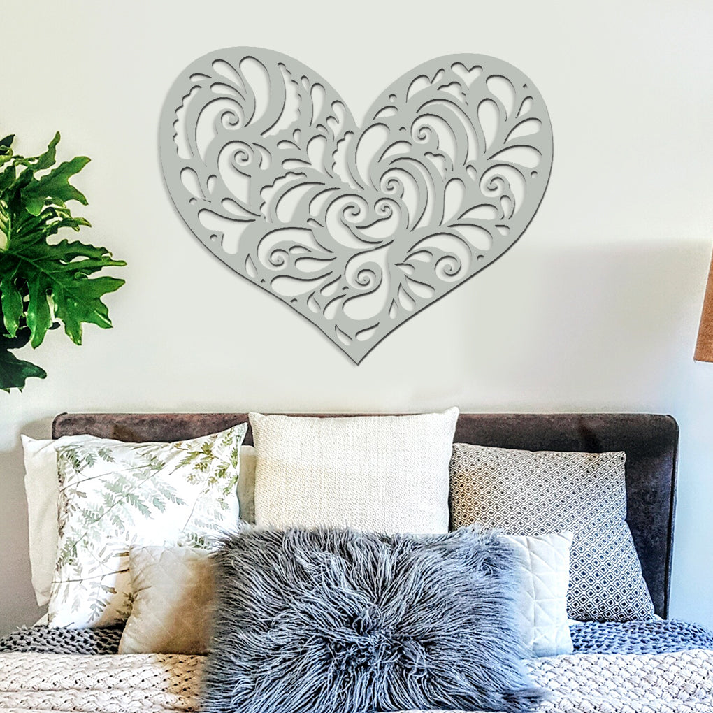 Heart 75cm Wooden Wall Art