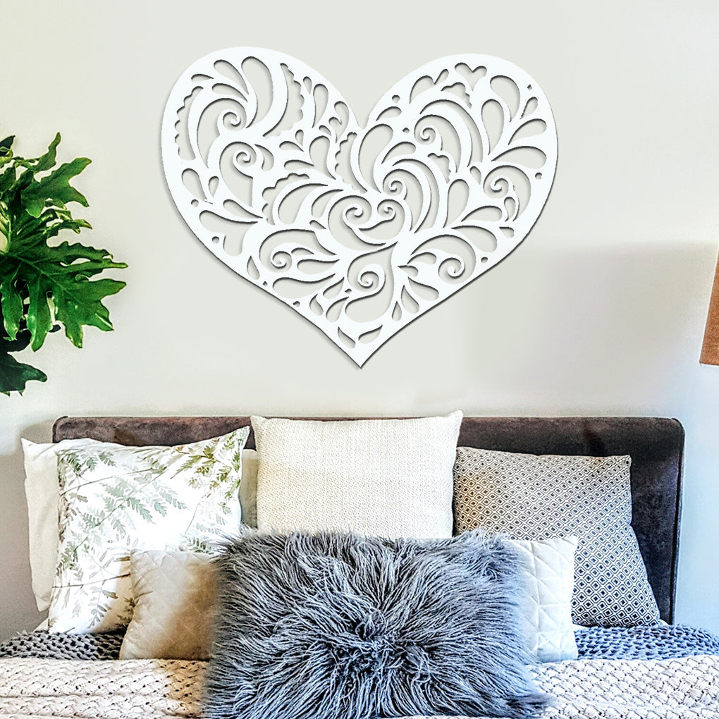 Heart 75cm Wooden Wall Art