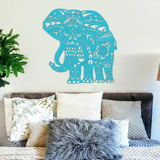 Best Seller Elephant 78cm Wooden Wall Art